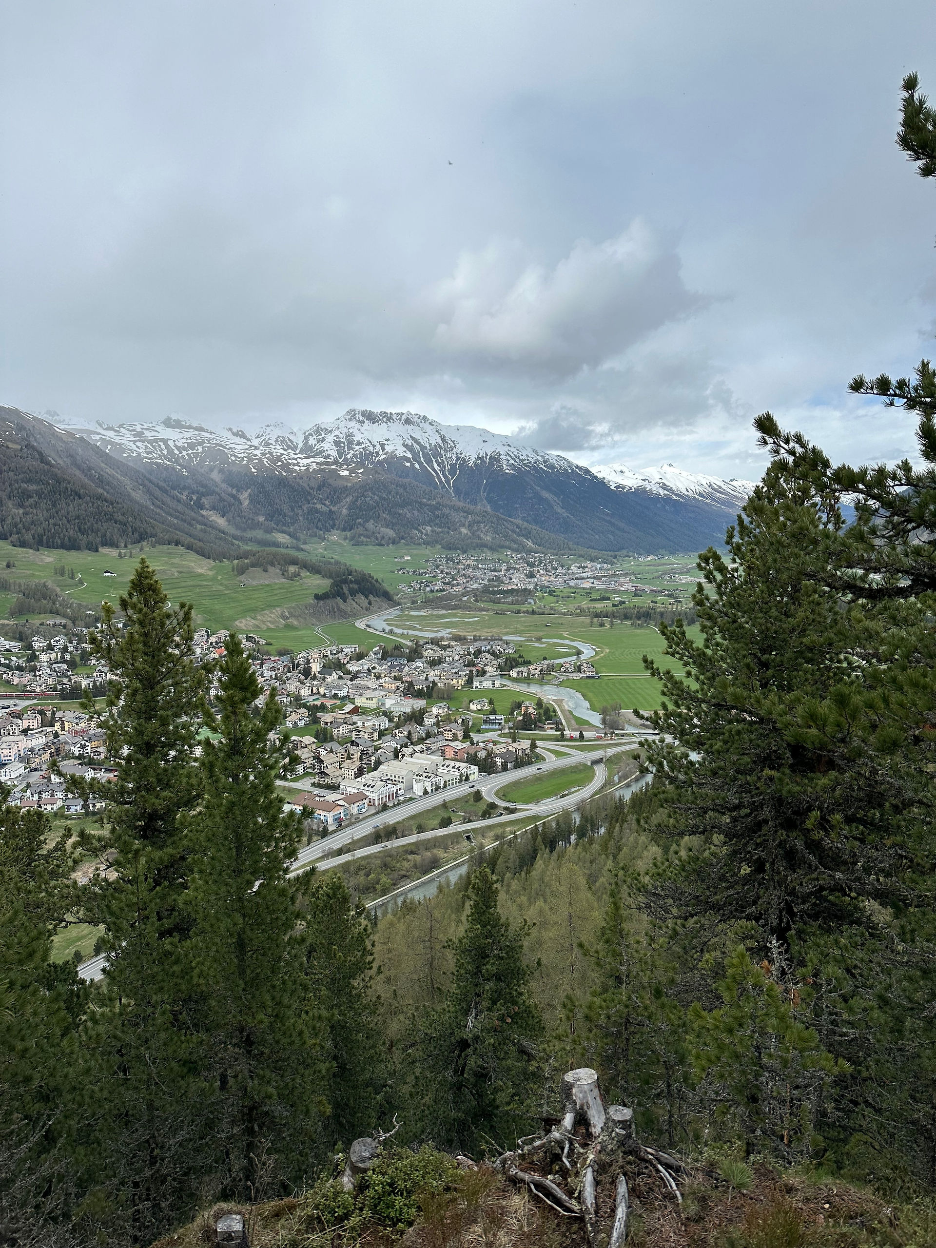 Ausblick auf Celerina