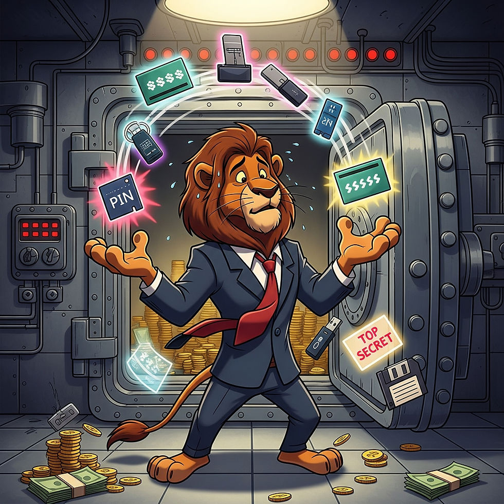 Lion Managing Passwords