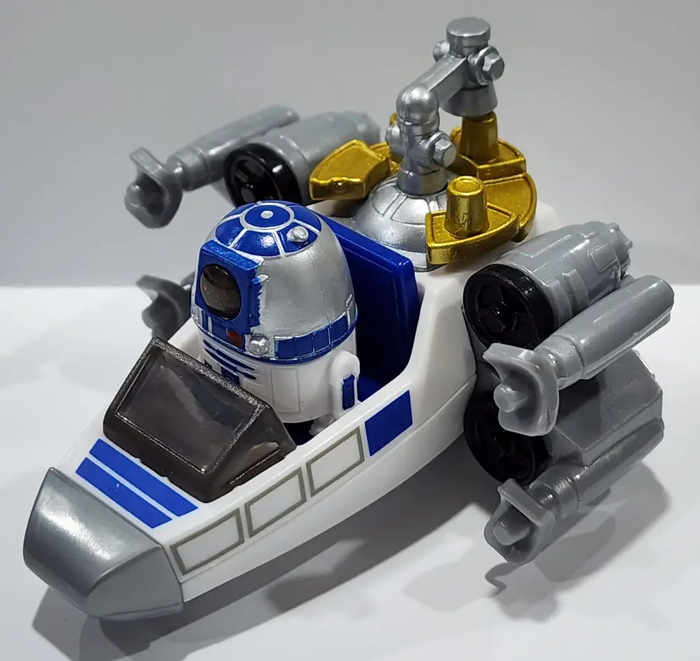 Star Wars Doorables Galactic Cruisers Series 1 R2-D2 in X-Wing RARE