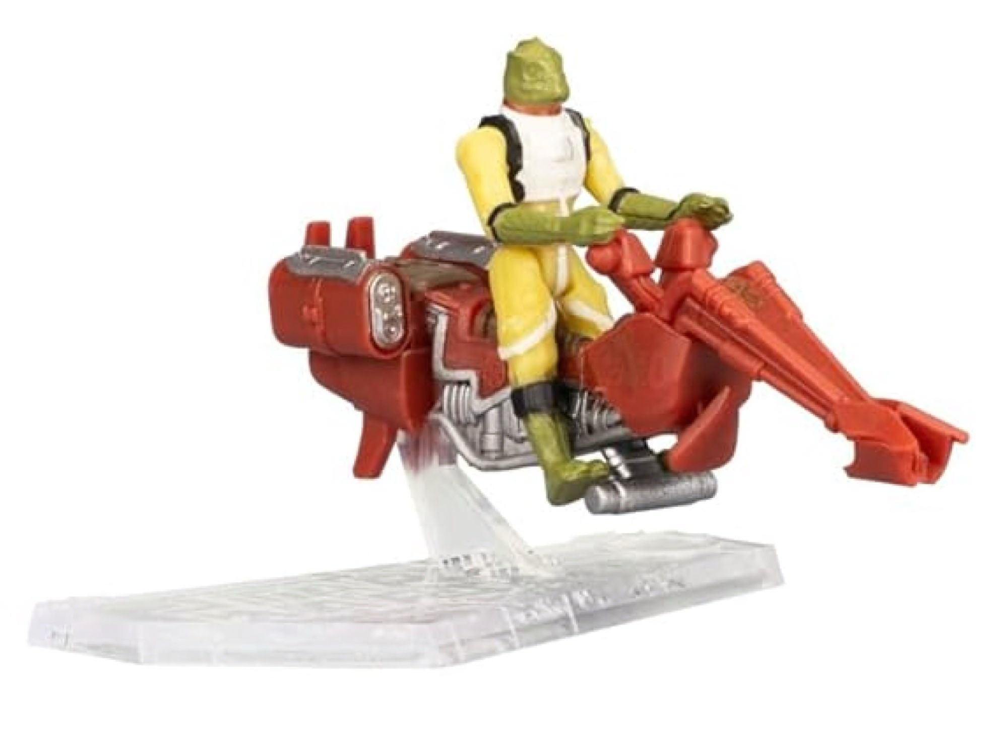 S12: Star Wars Micro Galaxy Squadron Zephyr Swoop Speeder with Bossk