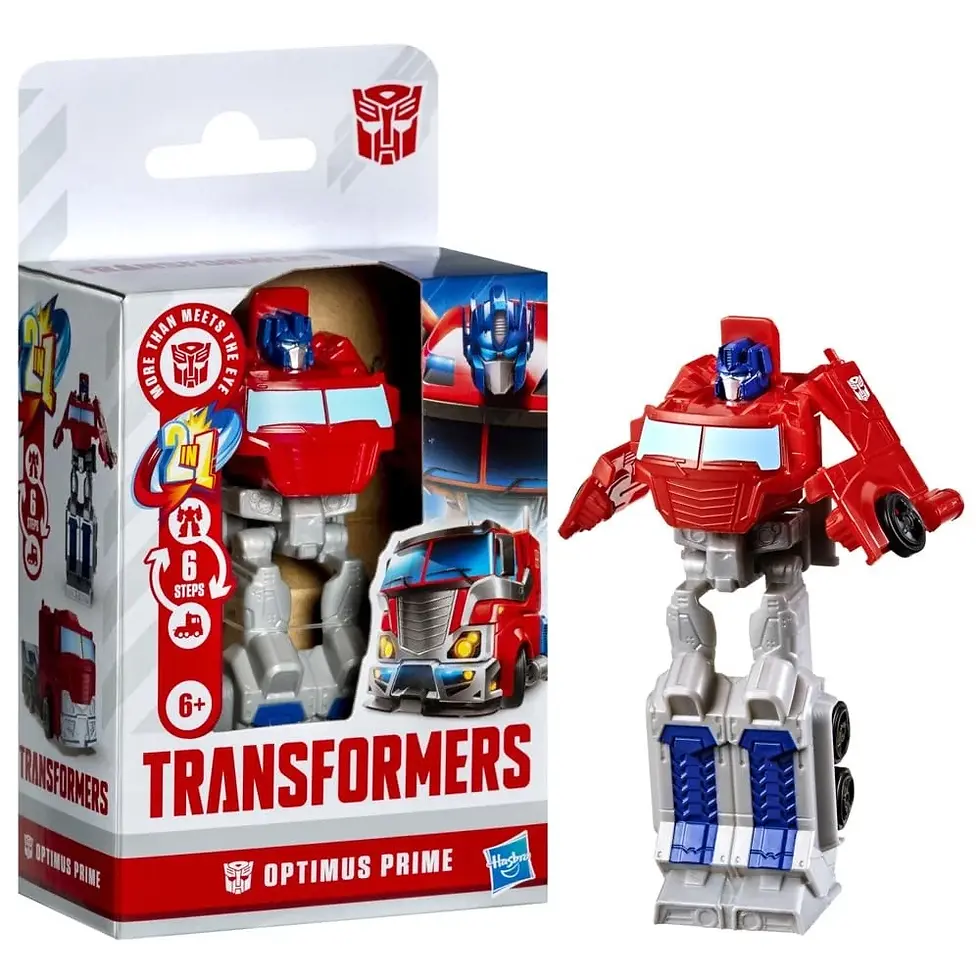 Thumbnail: Transformers Authentics Bravo Optimus Prime 4.5 Inch Robot Action Figure Toy