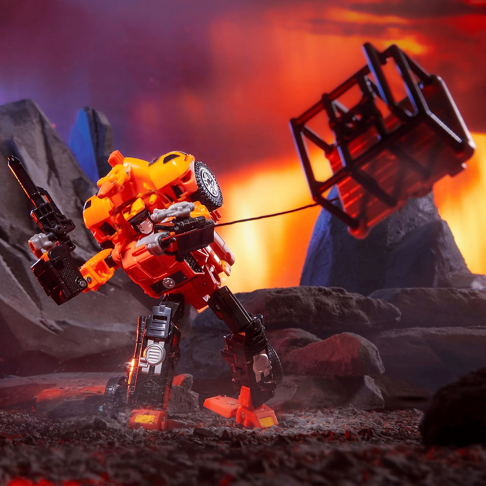 Thumbnail: Transformers Legacy United Leader Class G1 Triple Changer Sandstorm Action Figu