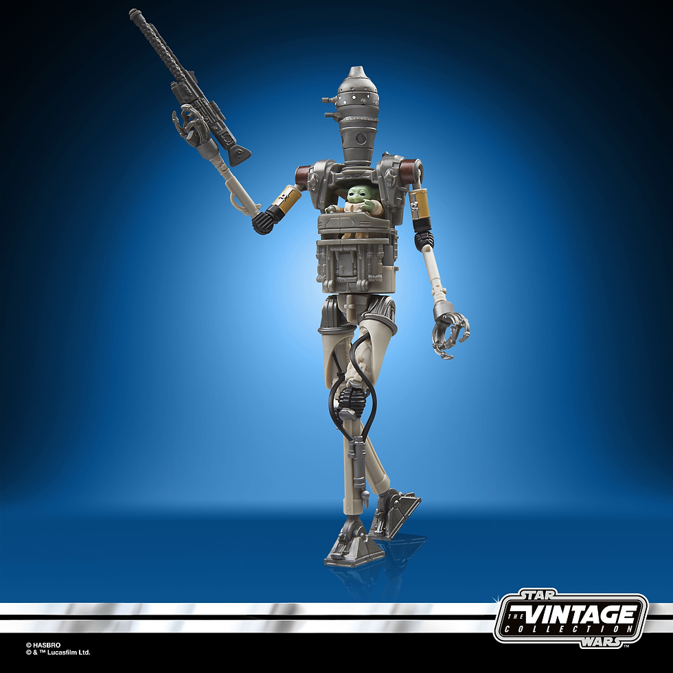 Thumbnail: Star Wars The Vintage Collection IG-12, Grogu, and Anzellan Action Figure Set