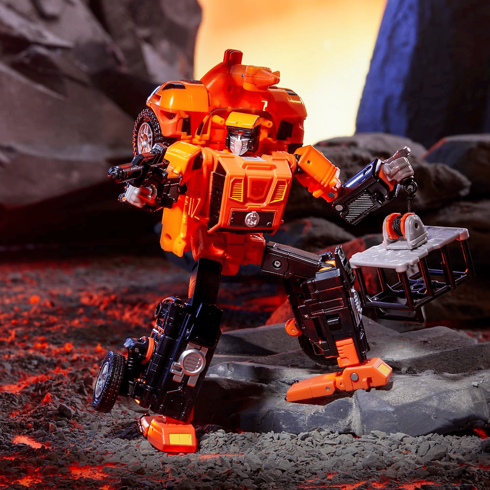 Thumbnail: Transformers Legacy United Leader Class G1 Triple Changer Sandstorm Action Figu