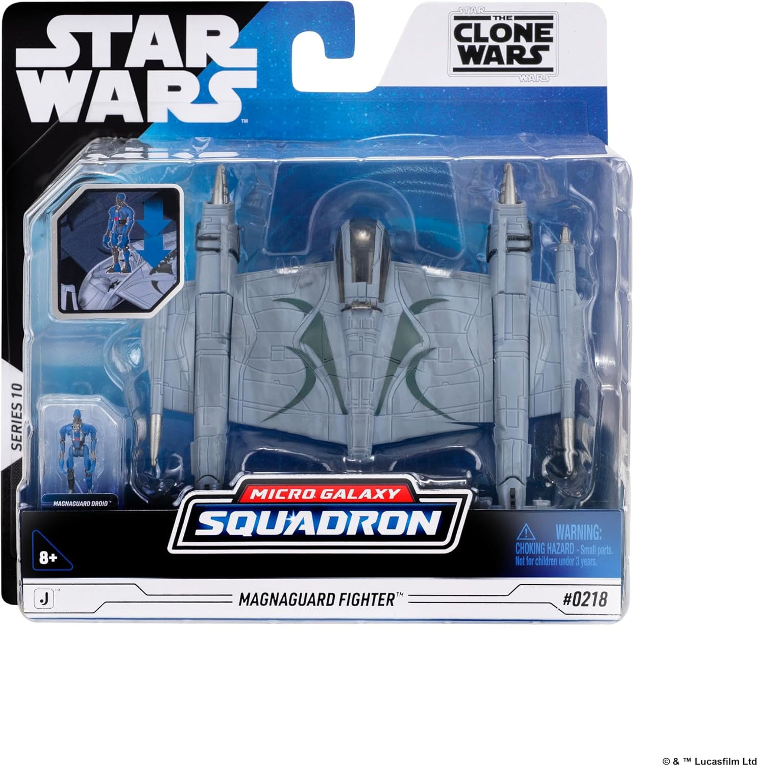S10 #0218 Star Wars Micro Galaxy Squadron Magnaguard Starfighter