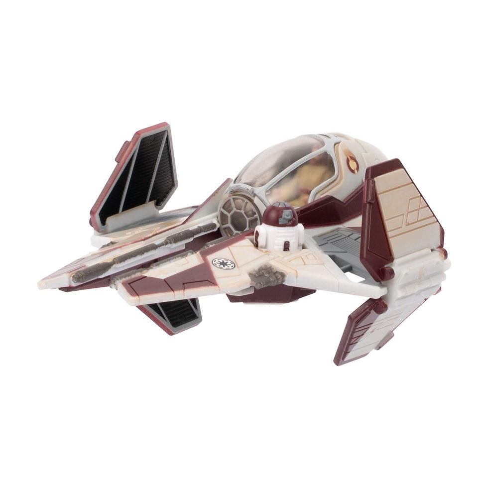 Thumbnail: S09 #0056A Star Wars Micro Galaxy Squadron Obi-Wan's Jedi Interceptor