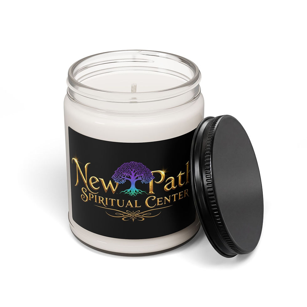 Thumbnail: Spiritual Center Soy Candle — "New Path" Scented 9oz Jar