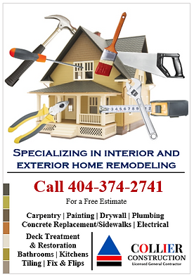 Flyer Collier Construction Imagery Writi