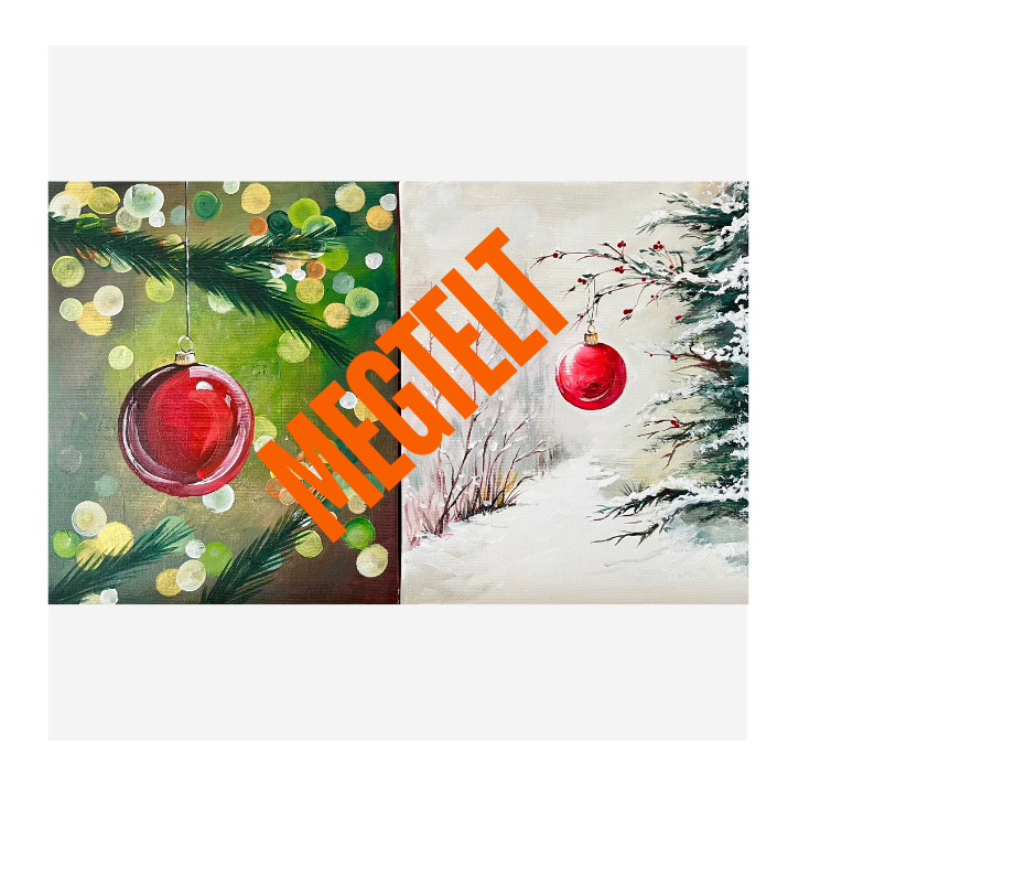 Karácsonyi festés választható képekkel