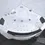 Thumbnail: Aqualusso Adelaide Deluxe Electronic Corner 2 Person Whirlpool Bath & AirSpa