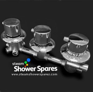 5 Output Thermostatic Shower Valve - Threaded Connections | Steam ...