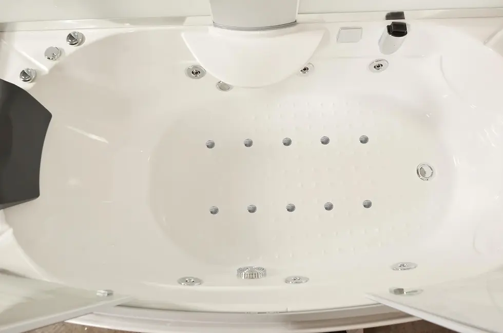 Thumbnail: Aqualusso ALTOW3 1700mm x 900mm Steam Shower Cabin Whirlpool and Airspa Bath