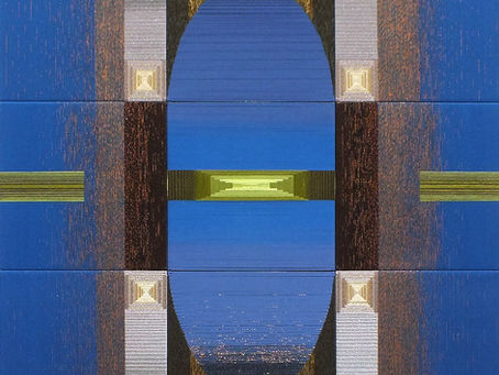 „AP galerijoje“ atidaroma optinės tekstilės kūrėjos Danguolės Brogienės paroda „Mėlynos mintys“