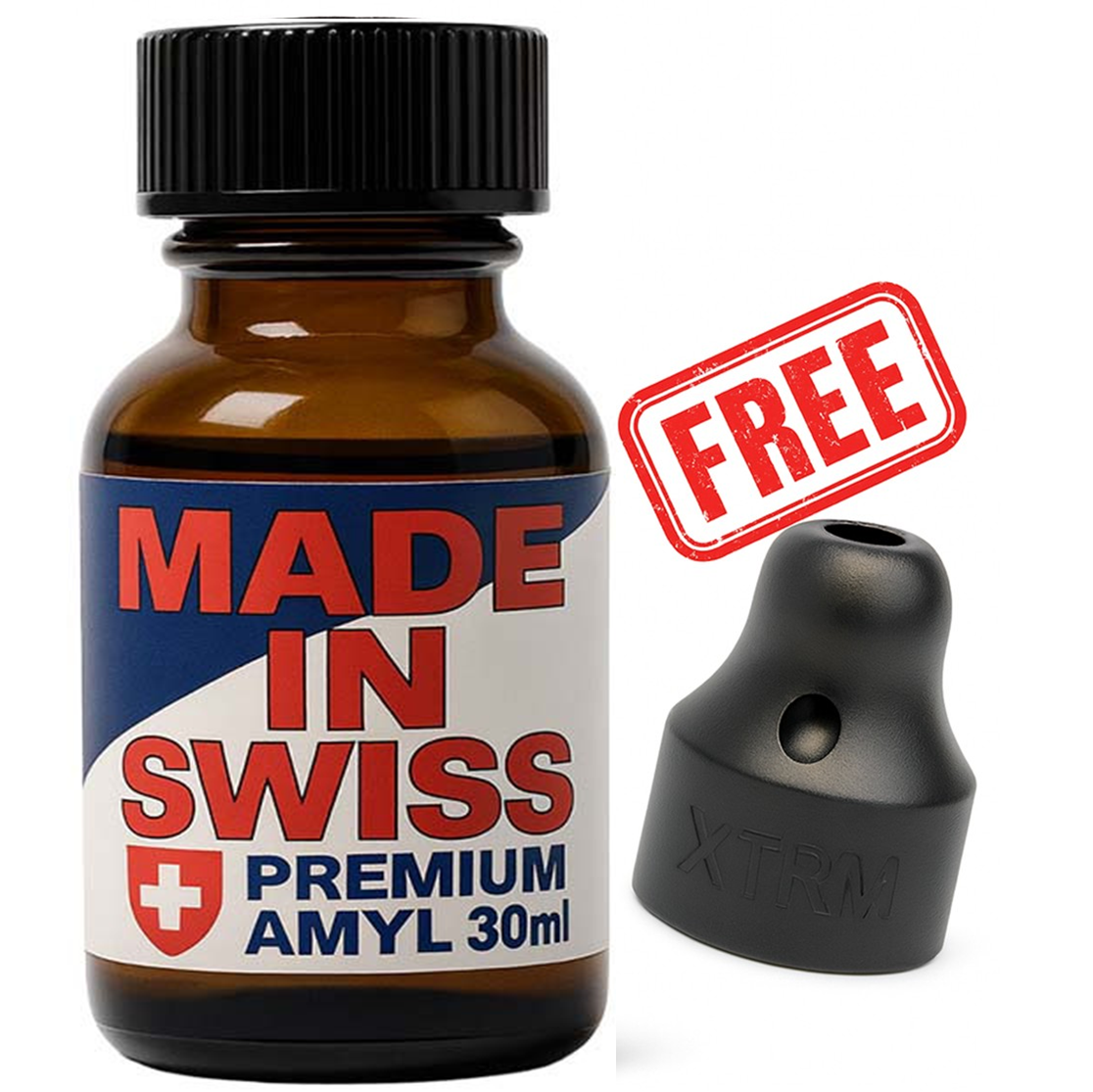 Poppers / попперс Premium Amyl Made In Swiss 30ml + Сніфтер у Подарунок!