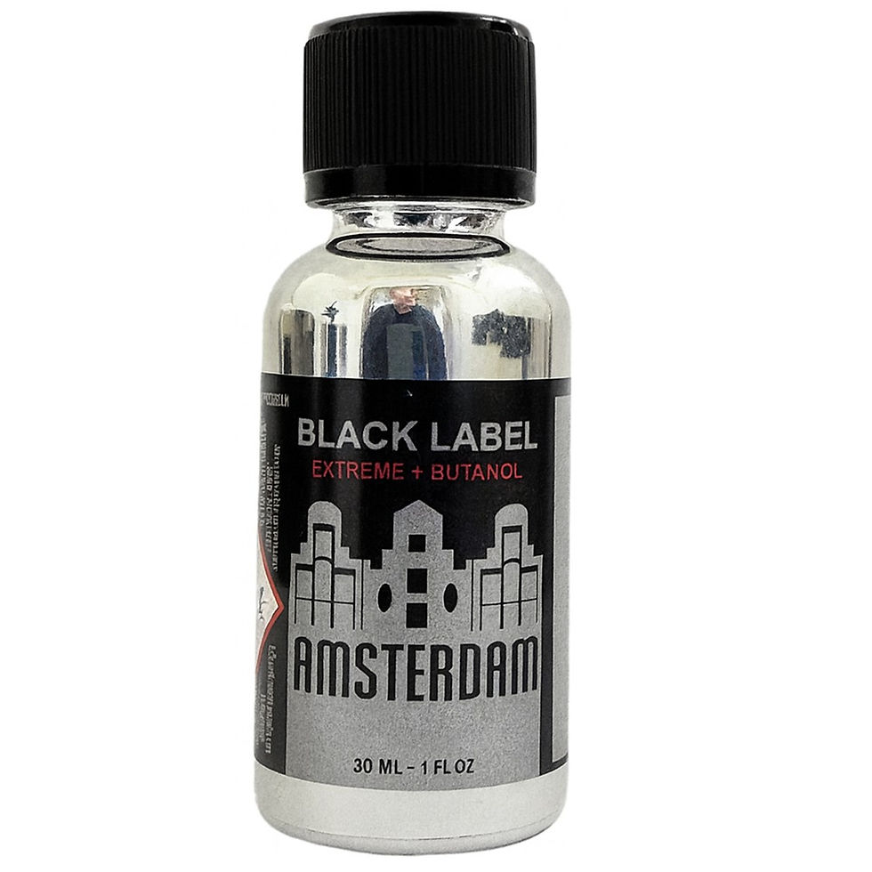 Poppers / Попперс Amsterdam Black Label Extreme 30ml — Пентил + Бутанол (Люксемб