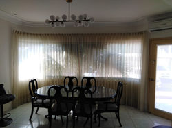 CORTINAS DE GASA TERGAL SALA COMEDOR