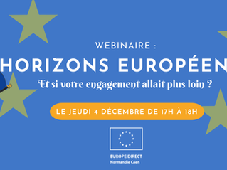 🌍 Horizons européens : un webinaire pour comprendre et renforcer son engagement en Europe