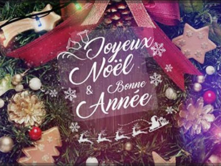 BONNES FÊTES DE FIN D’ANNÉE