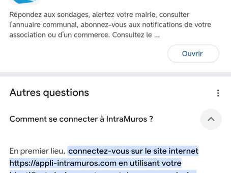 ADINFER SUR "INTRAMUROS"