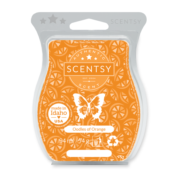 Oodles Of Orange Scentsy wax bar