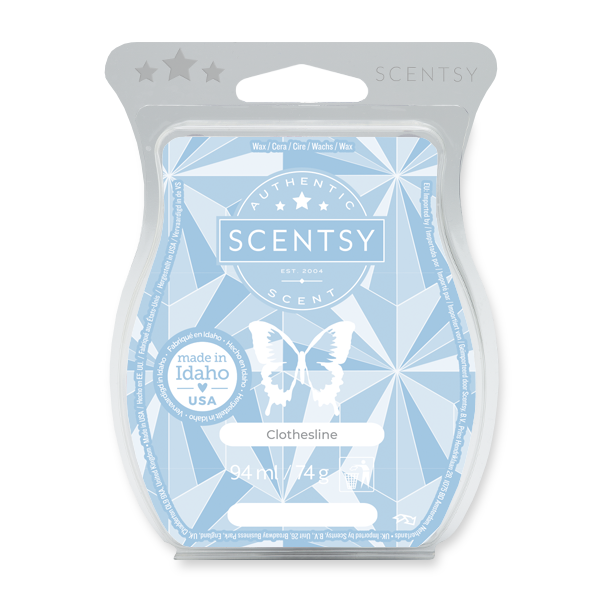 Clothesline Scentsy wax bar