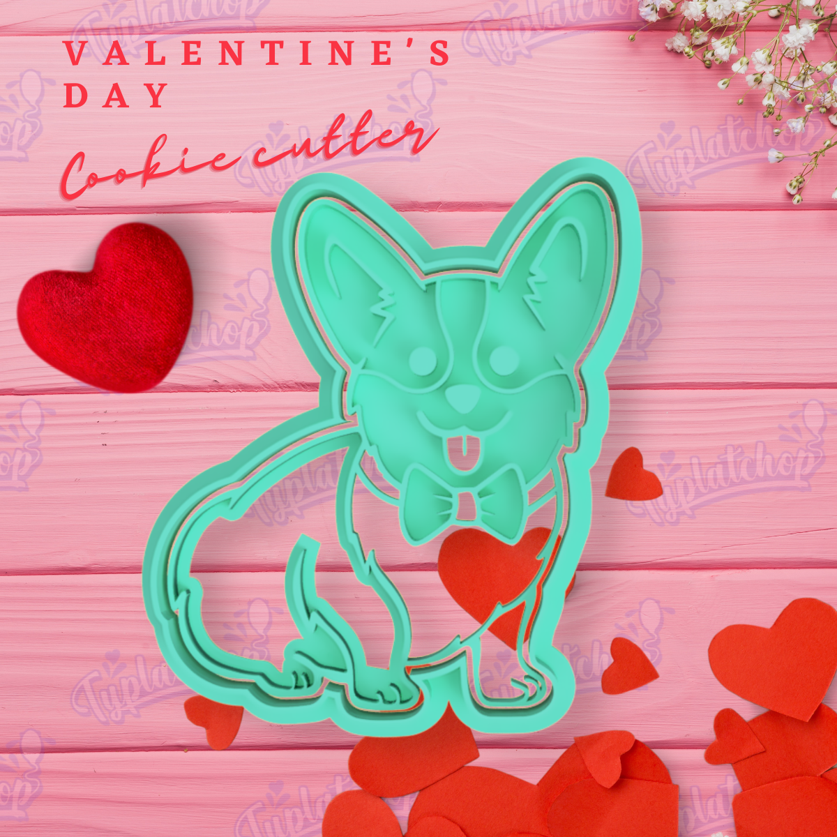 Emporte-pièce corgi chic