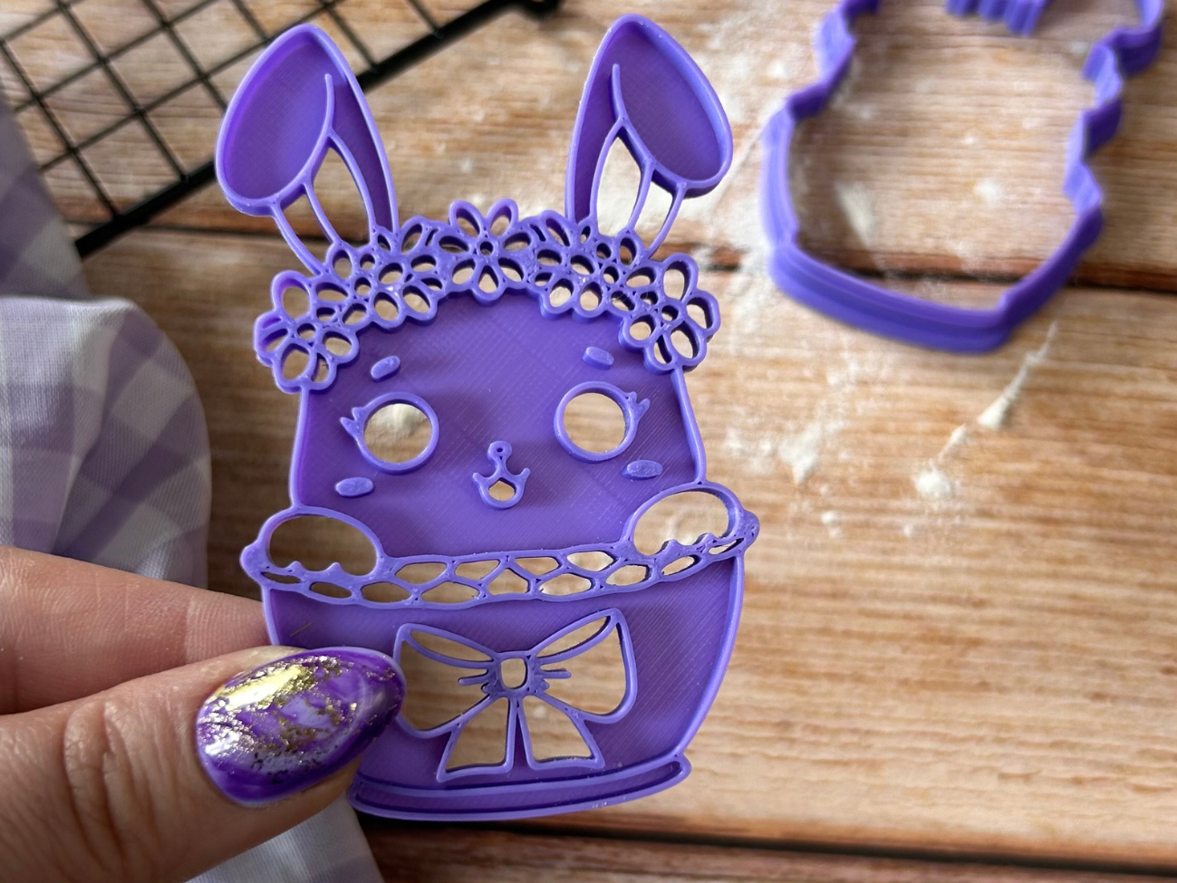 Emporte-pièce Lapin Printanier