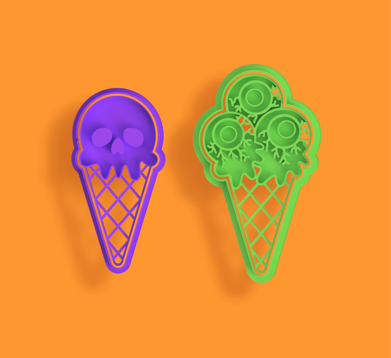 Emporte-pièces glaces d'Halloween