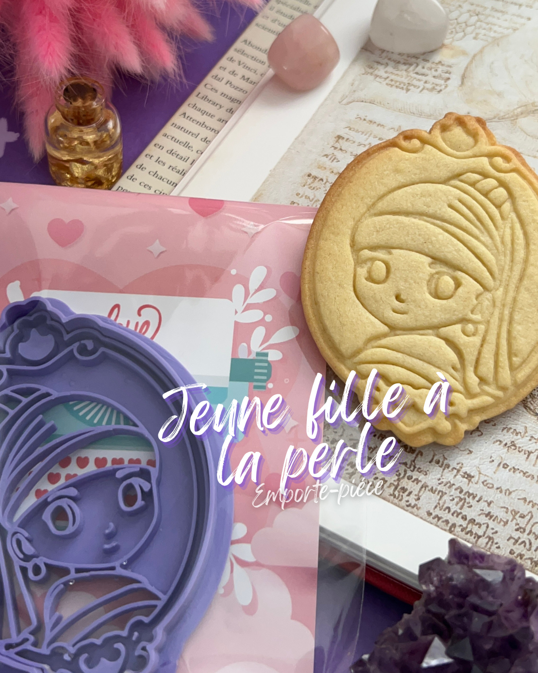 Emporte-pièce Jeune fille à la perle