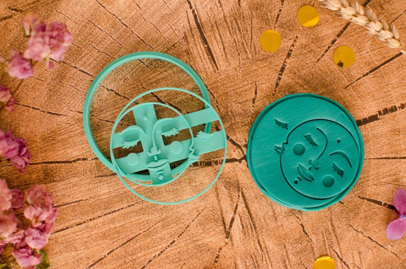 Emporte-piéce moon & sun