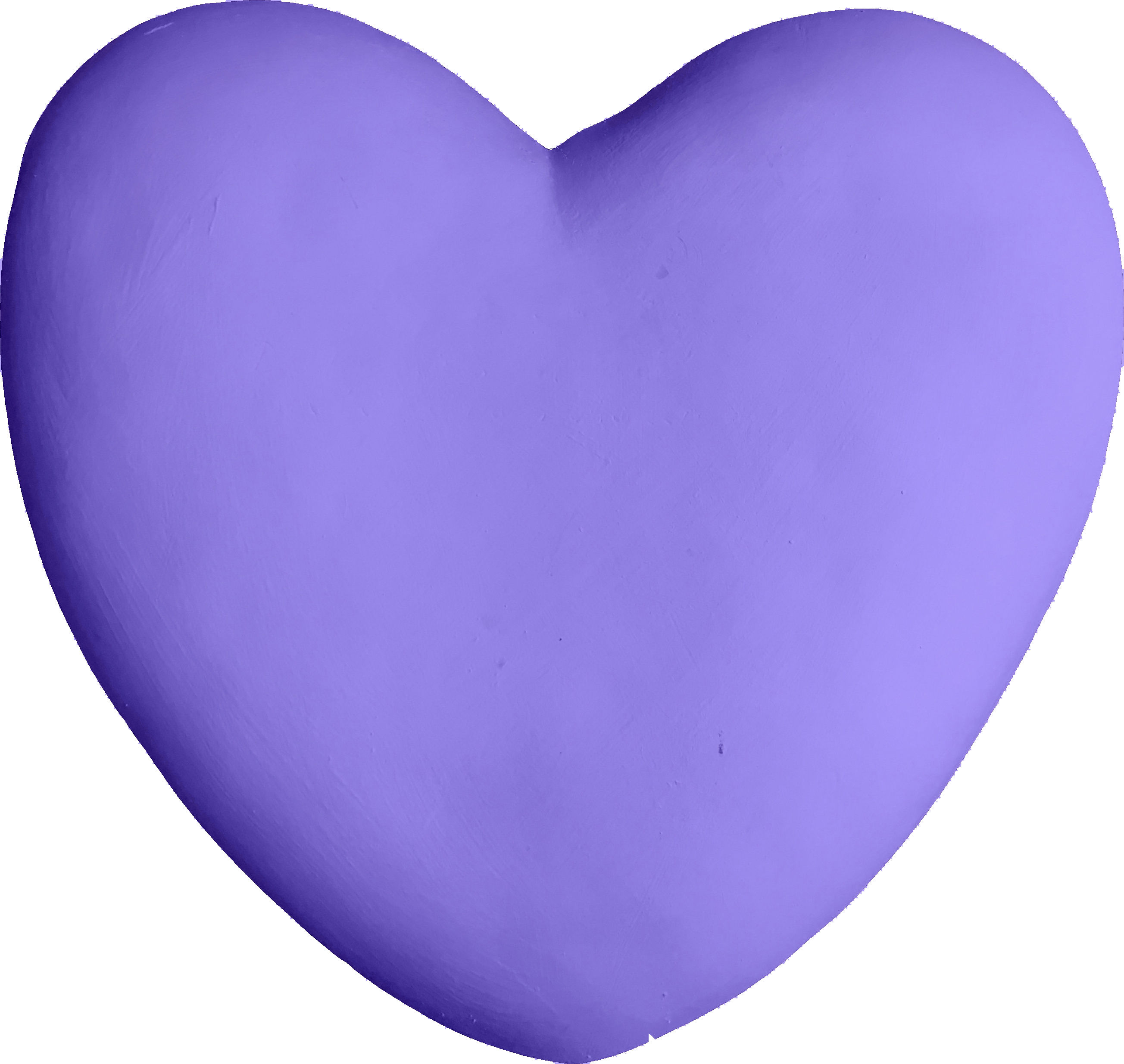 Smooth Puffy Heart Plaque