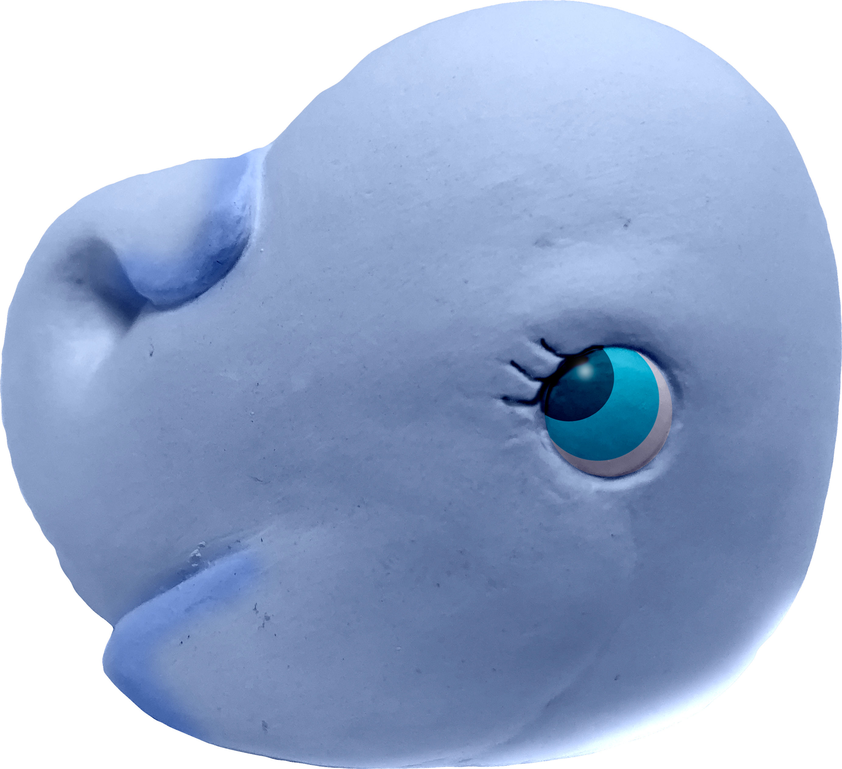Chubby Baby Whale Statue