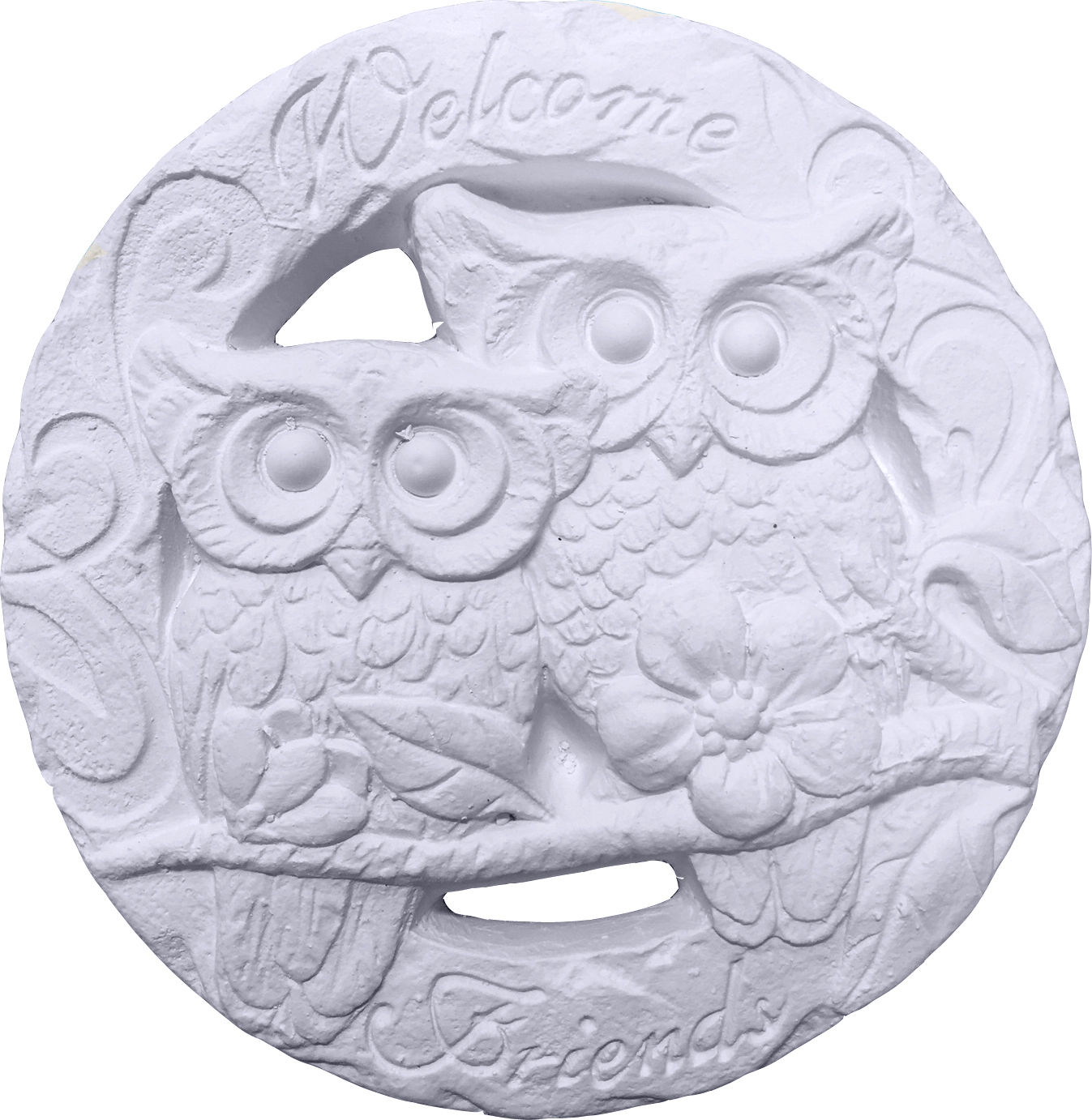 Welcome Friends Owls Plaque