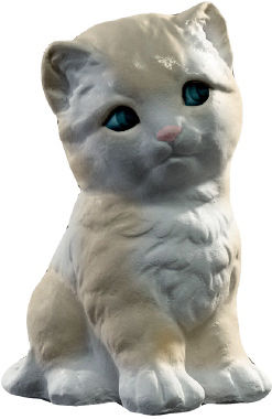 Kitten Seated Statue