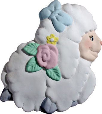 Pretty Lamb Plaque