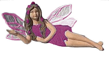 Fairy resting Statue