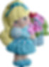 Girl with Flower Basket Plaque