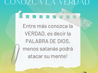DIA 5: CONOZCA LA VERDAD