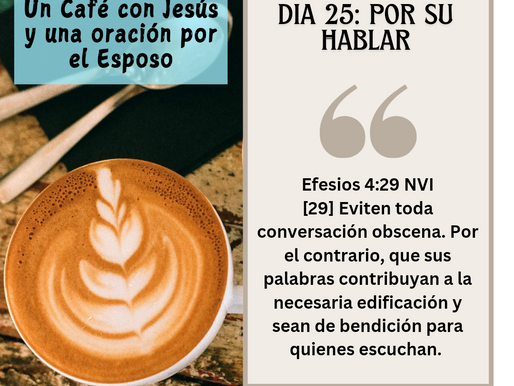DIA 25: POR SU HABLAR.