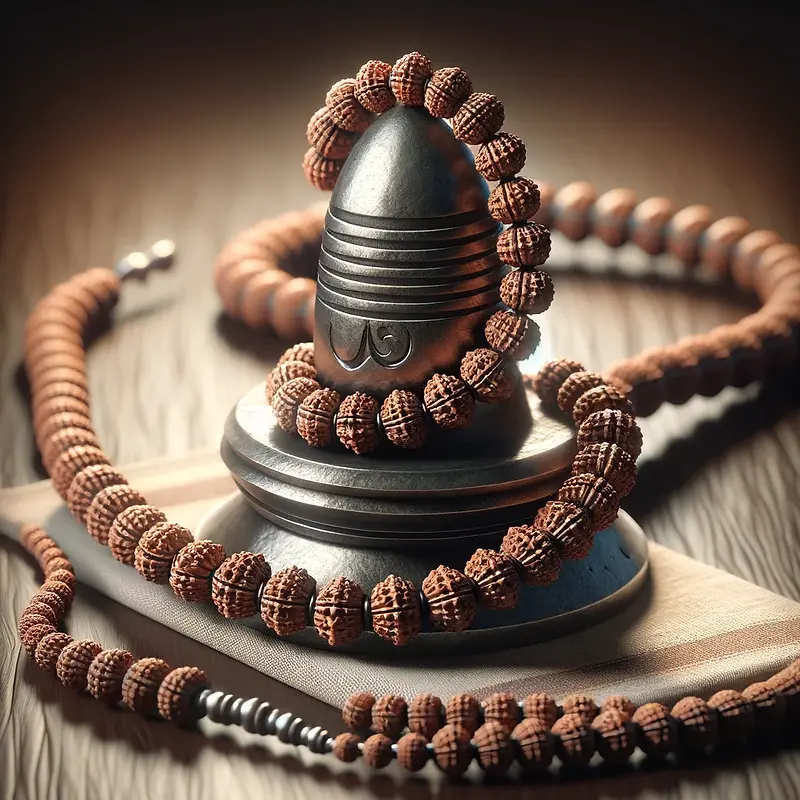 DALL·E 2024-02-18 15.49.18 - Modify the previously created image to add a rudraksha mala (