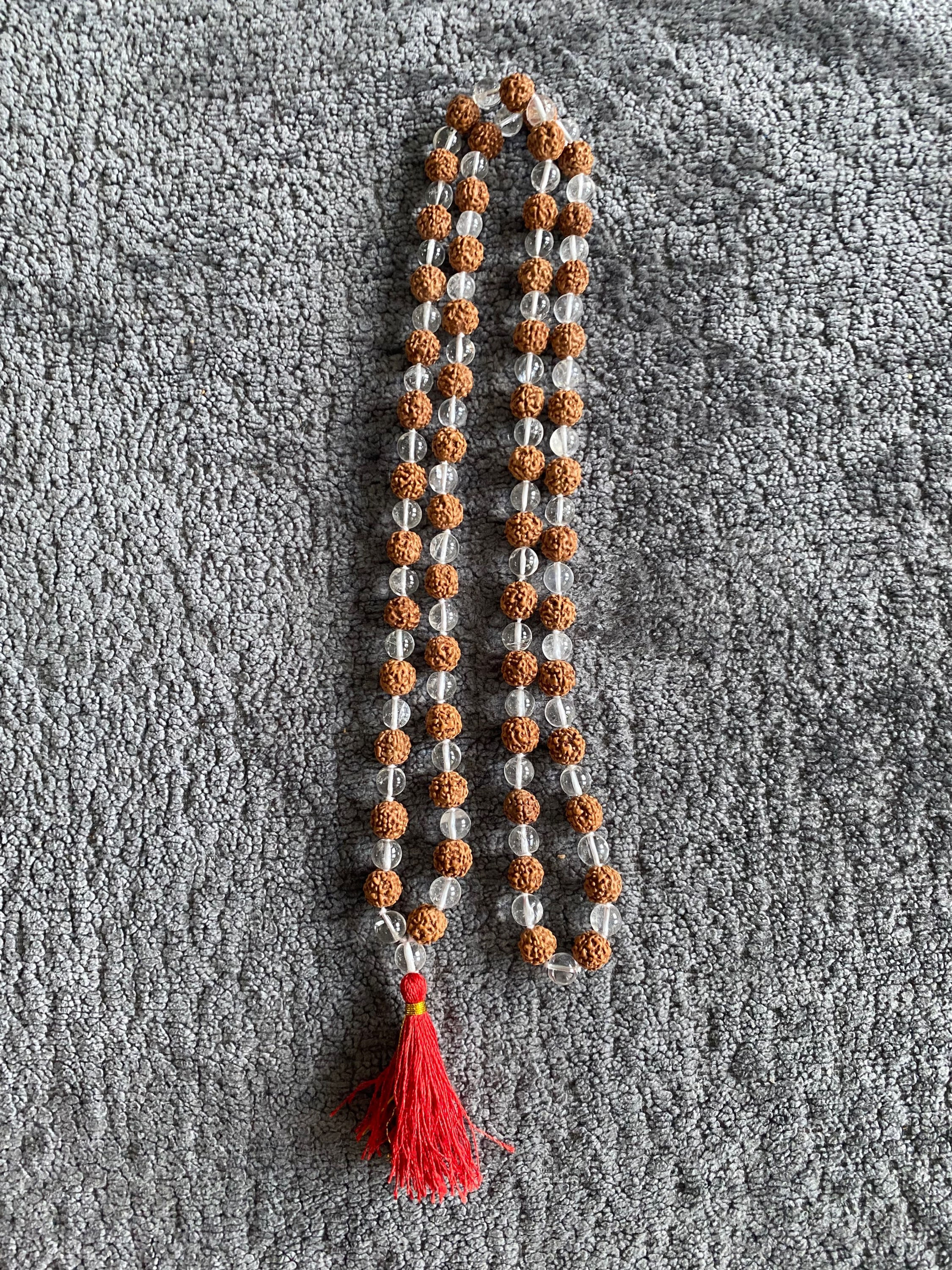 Rudraksha Spathik Mala
