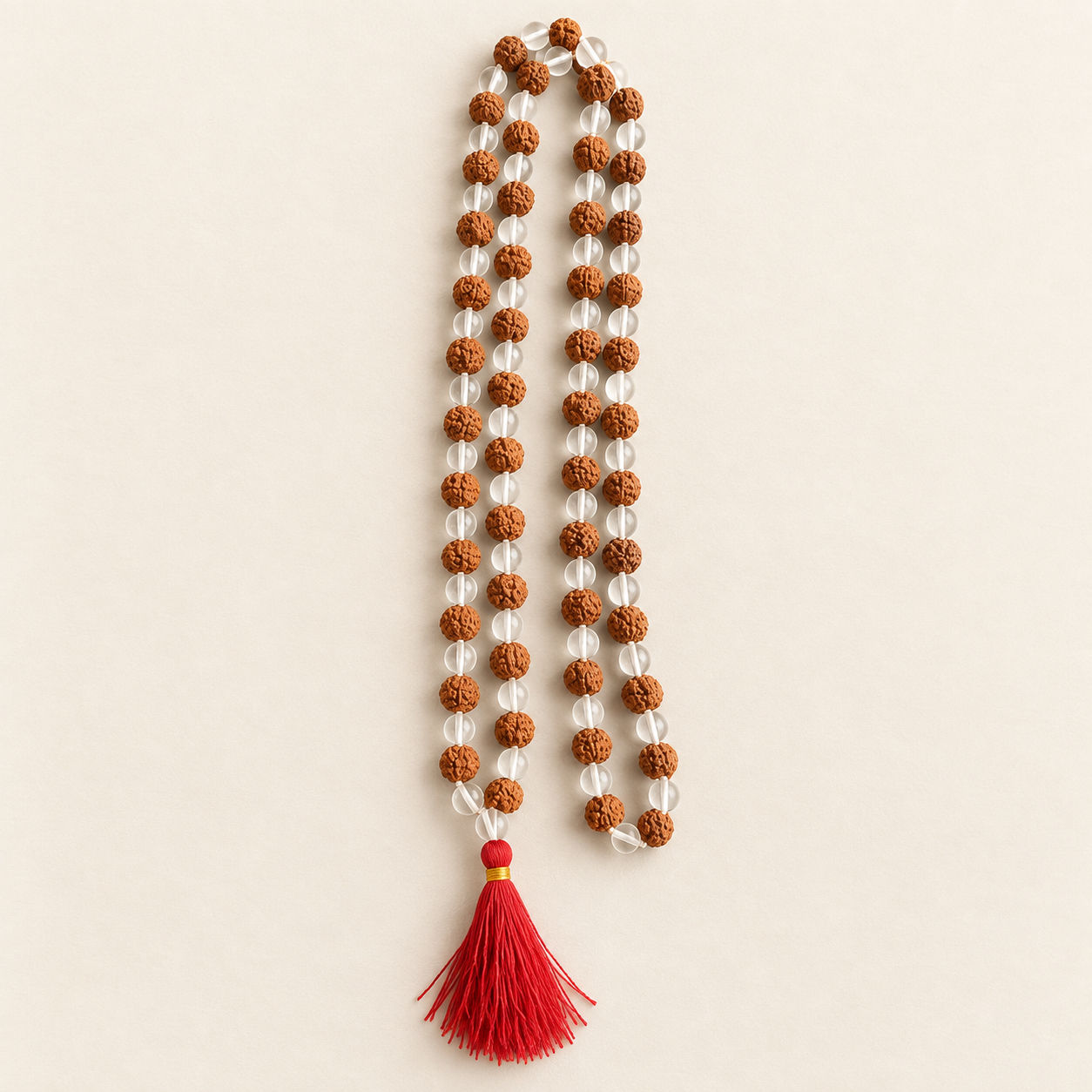 Rudraksha Spathik Mala