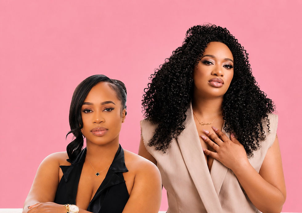 Shaina Rainford (Bask & Lather) and Stormi Steele (Canvas Beauty), both Black Beauty Founders cover stars