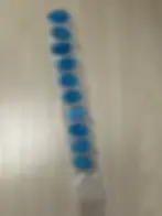 Thumbnail: 15-Pack Hydra Tips Hydro Face Peel Tips Large Blue Clear Small Teal P/N 74111-15