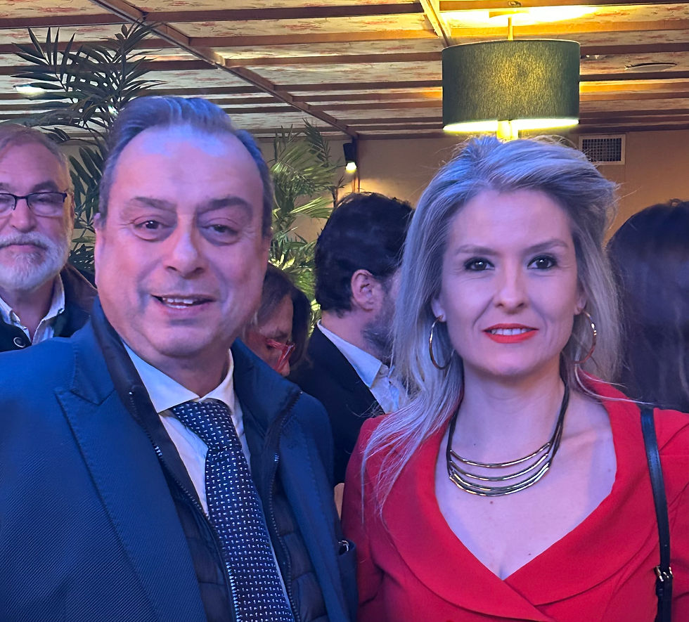 Con María Estévez, delegada de Hacienda del Ayuntamiento de Leganés