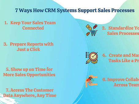 7 Ways How CRM Systems Support Sales Processes