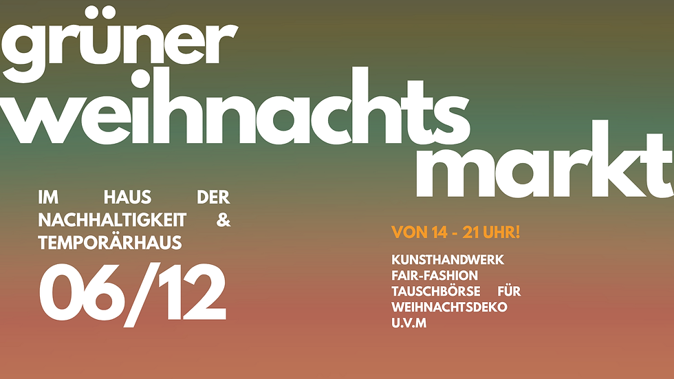 Save-the-date: Weihnachtsmarkt im HdN am 6. Dezember