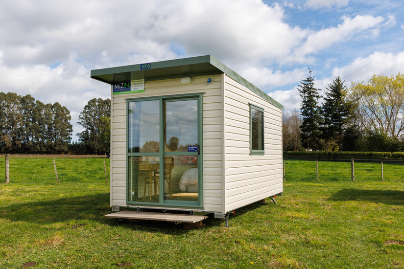 Kauri cabin as a woman's bedroom looking internal