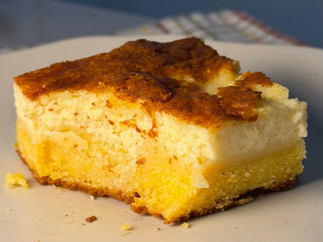 Bolo de fubá cremoso