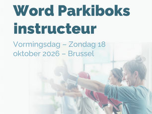 Word Parkiboks-instructeur - 18 oktober 2026 